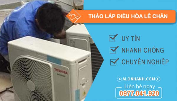 tháo lắp điều hòa lê chân