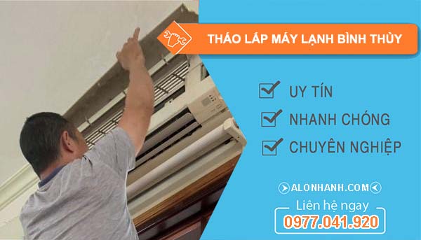 tháo lắp máy lạnh bình thủy