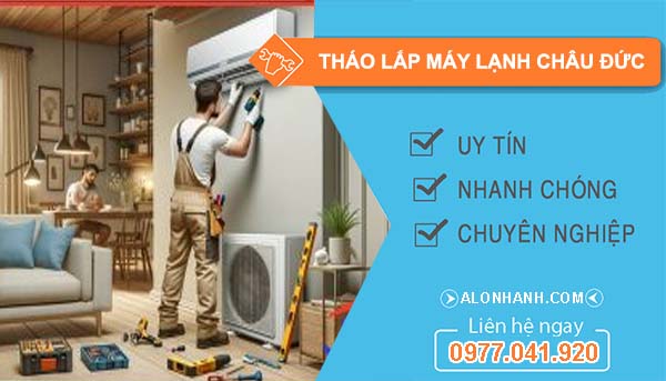tháo lắp máy lạnh châu đức