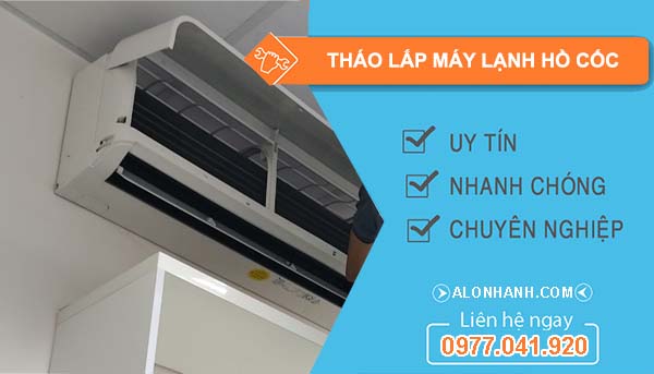 tháo lắp máy lạnh hồ cốc