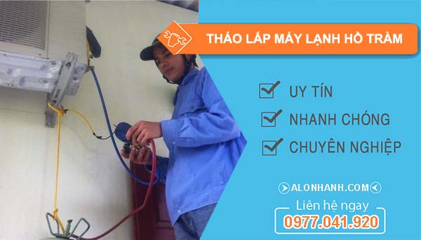 tháo lắp máy lạnh hồ tràm