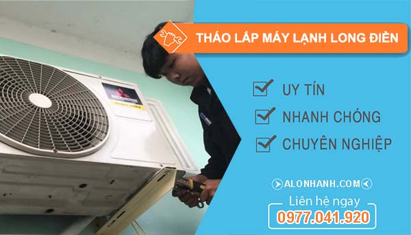 tháo lắp máy lạnh long điền