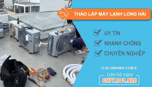 tháo lawos máy lạnh long hải