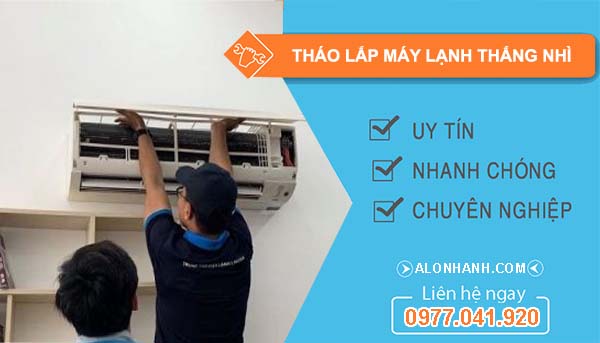 tháo lắp máy lạnh thắng nhì