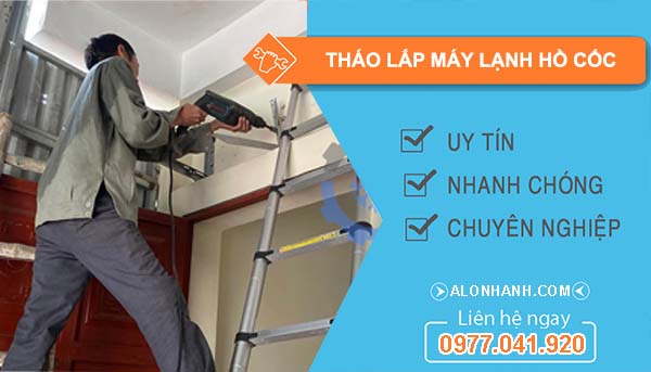 thợ tháo lắp máy lạnh hồ cốc