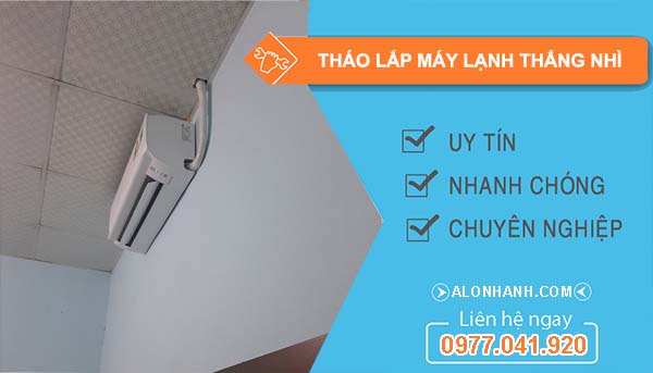 thợ tháo lắp máy lạnh thắng nhì