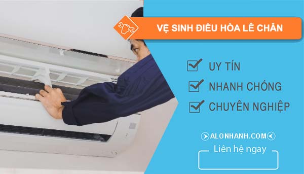 thợ vệ sinh điều hòa lê chân