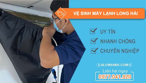 thợ vệ sinh máy lạnh long hải