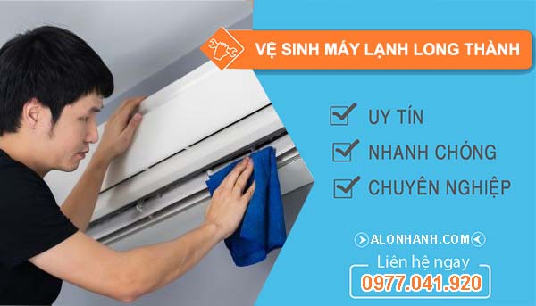 thợ vệ sinh máy lạnh long thành
