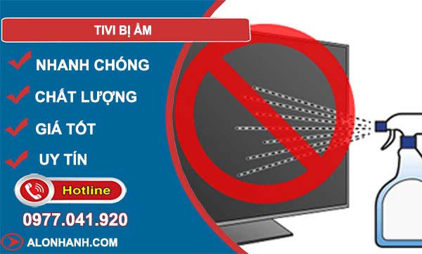 tivi bị ẩm