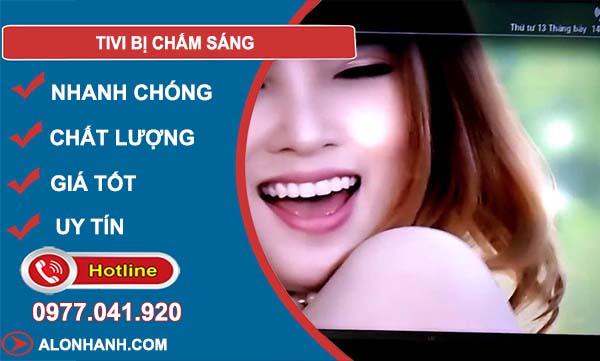 tivi bị chấm sáng