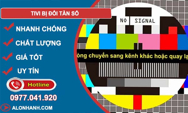 tivi bị đổi tần số