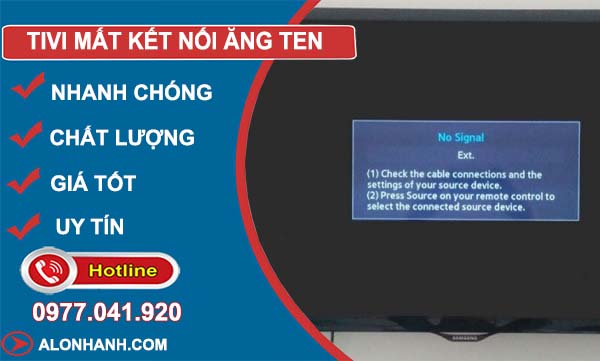 tivi bị mất kết nối ăng ten