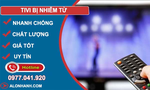 tivi bị nhiễm từ