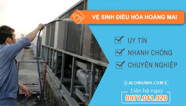 vệ sinh điều hòa hoàng mai