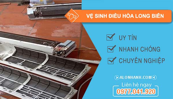 vệ sinh điều hòa long biên