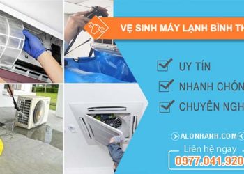 vệ sinh máy lạnh bình thủy