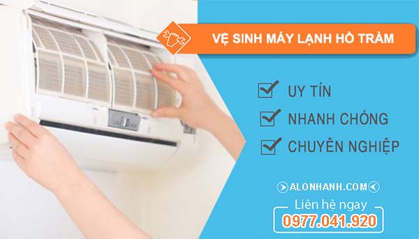 vệ sinh máy lạnh hồ tràm