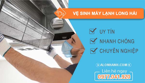 vệ sinh máy lạnh long hải