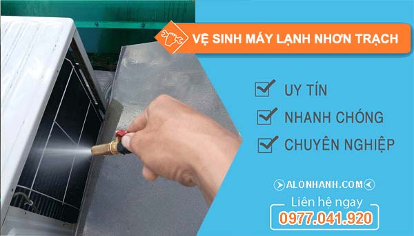 vệ sinh máy lạnh nhơn trạch