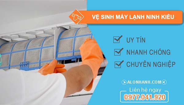 vệ sinh máy lạnh ninh kiều
