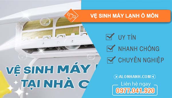 vệ sinh máy lạnh ô môn