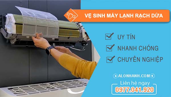 vệ sinh máy lạnh rạch dừa
