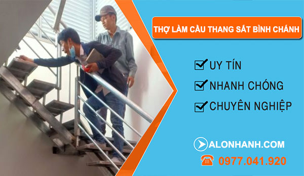 dịch vụ Thợ Làm Cầu Thang Sắt Bình Chánh