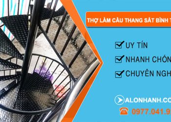 dịch vụ Thợ Làm Cầu Thang Sắt Bình Thạnh