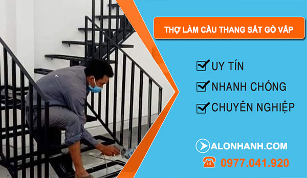 dịch vụ Thợ Làm Cầu Thang Sắt Gò Vấp
