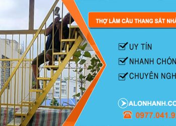 dịch vụ Thợ Làm Cầu Thang Sắt Nhà Bè