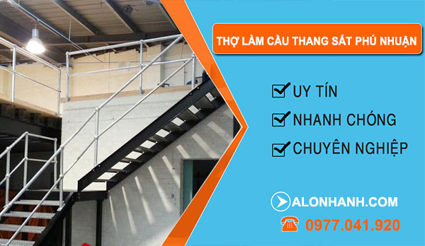 dịch vụ Thợ Làm Cầu Thang Sắt Phú Nhuận