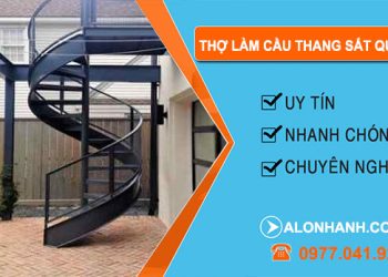 dịch vụ Thợ Làm Cầu Thang Sắt Quận 5
