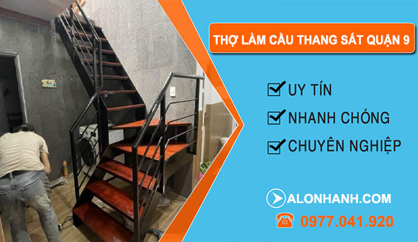 dịch vụ Thợ Làm Cầu Thang Sắt Quận 9