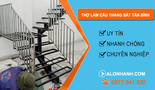 dịch vụ Thợ Làm Cầu Thang Sắt Tân Bình