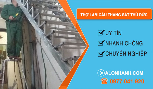 dịch vụ Thợ Làm Cầu Thang Sắt Thủ Đức