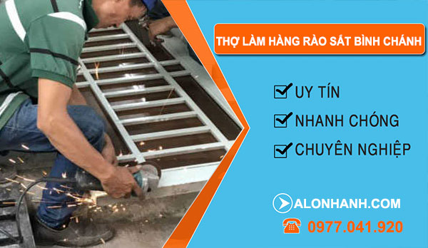 dịch vụ Thợ Làm Hàng Rào Sắt Bình Chánh