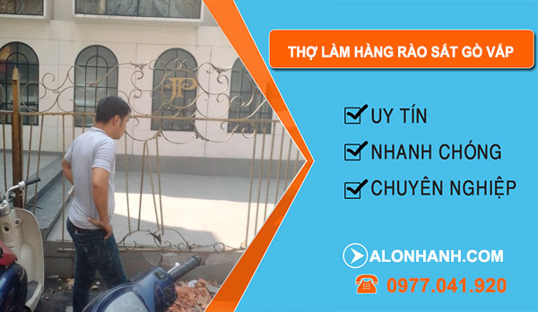 dịch vụ Thợ Làm Hàng Rào Sắt Gò Vấp