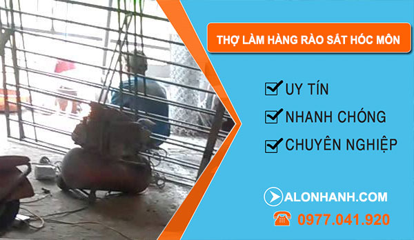 dịch vụ Thợ Làm Hàng Rào Sắt Hóc Môn