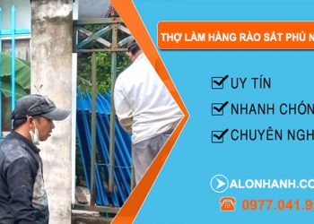 dịch vụ Thợ Làm Hàng Rào Sắt Phú Nhuận