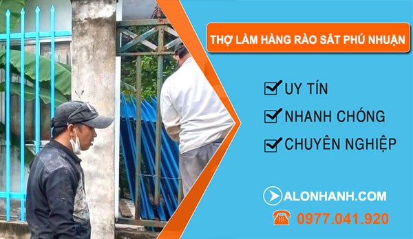 dịch vụ Thợ Làm Hàng Rào Sắt Phú Nhuận