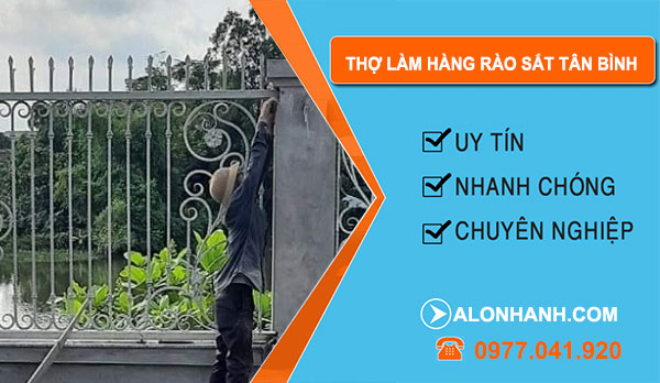 dịch vụ Thợ Làm Hàng Rào Sắt Tân Bình