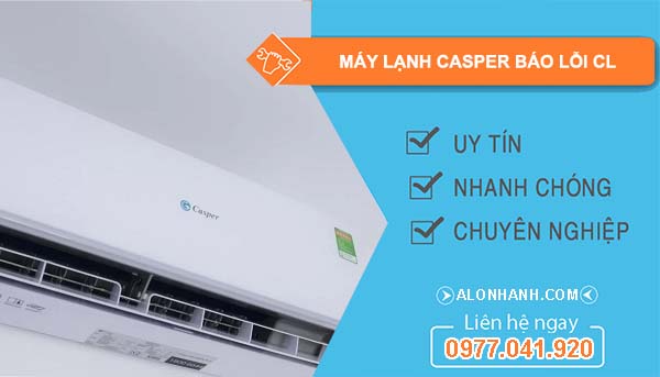 máy lạnh casper báo lỗi cl