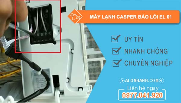 máy lạnh casper báo lỗi el 01