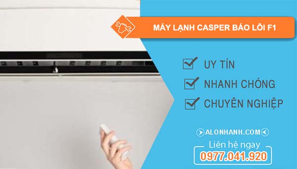 máy lạnh casper báo lỗi f1