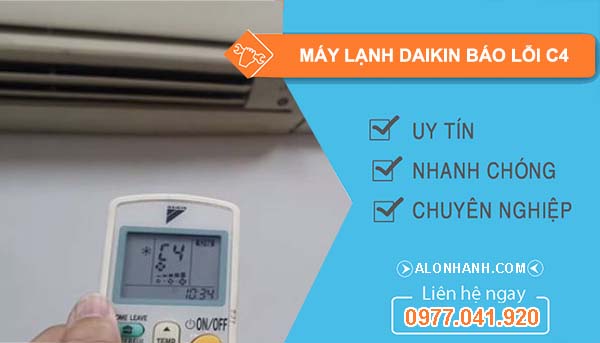 máy lạnh daikin báo lỗi C4