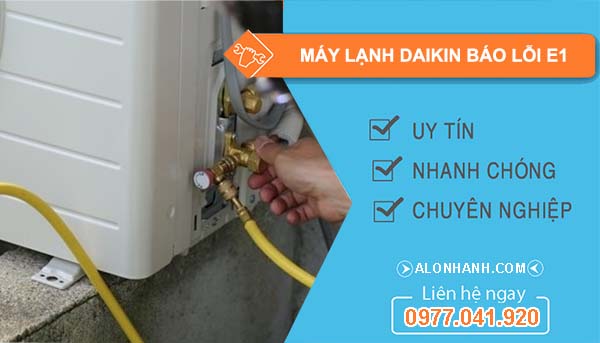 máy lạnh daikin báo lỗi e1