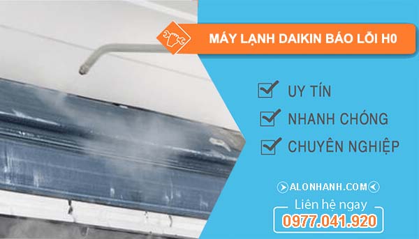 máy lạnh daikin báo lỗi h0