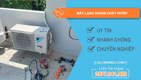máy lạnh daikin chảy nước
