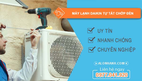 máy lạnh daikin tự tắt chớp đèn